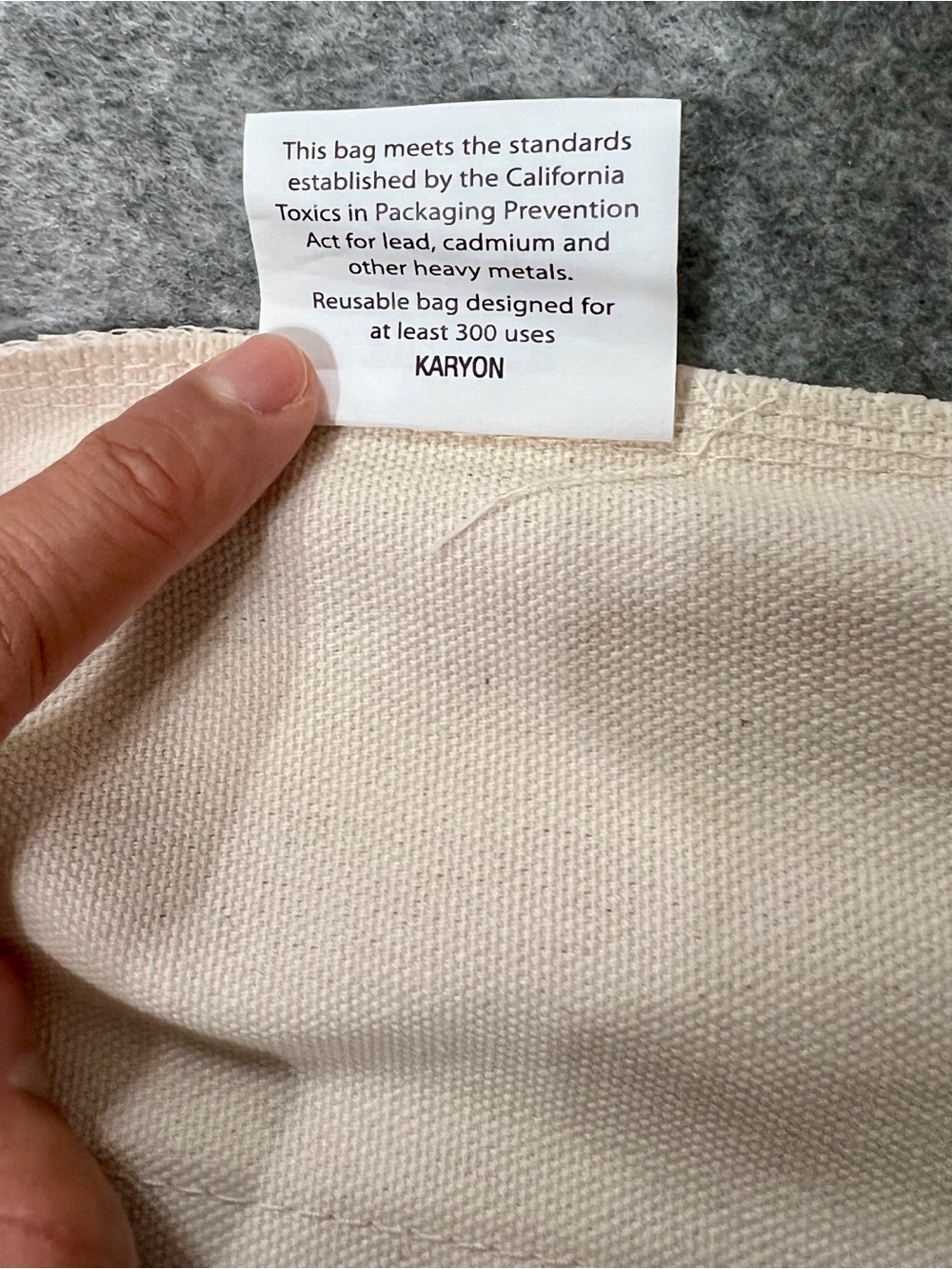 Trader Joe's Pink Stripe Canvas Mini Tote Bag NWT - Picture 10 of 11